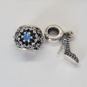 Pandora, Disney, Cinderella charm set.